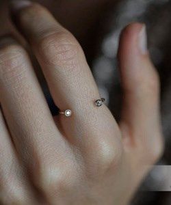 anillo minimalista 7