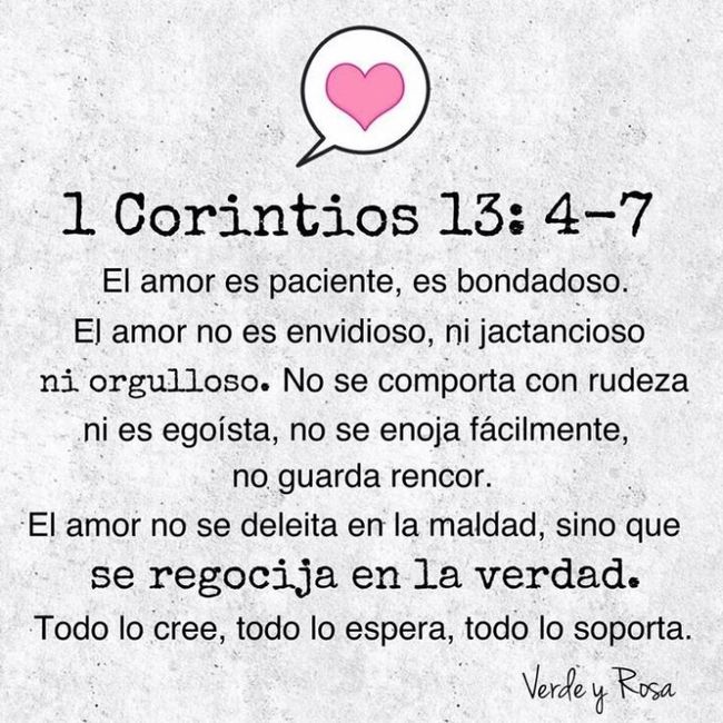 CORINTIOS 13:4-7