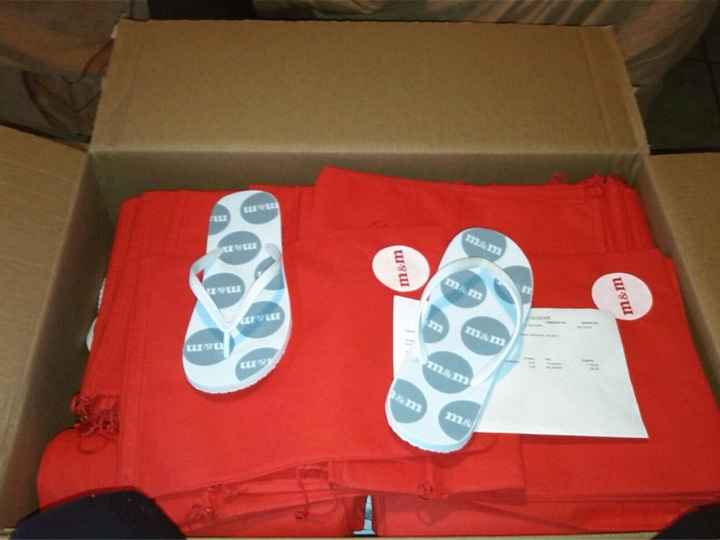 Sandalias para los Invitados