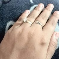 mi anillito! especial ya que es el anillo de compromiso de su mamy la cual fallecio hace un año y su