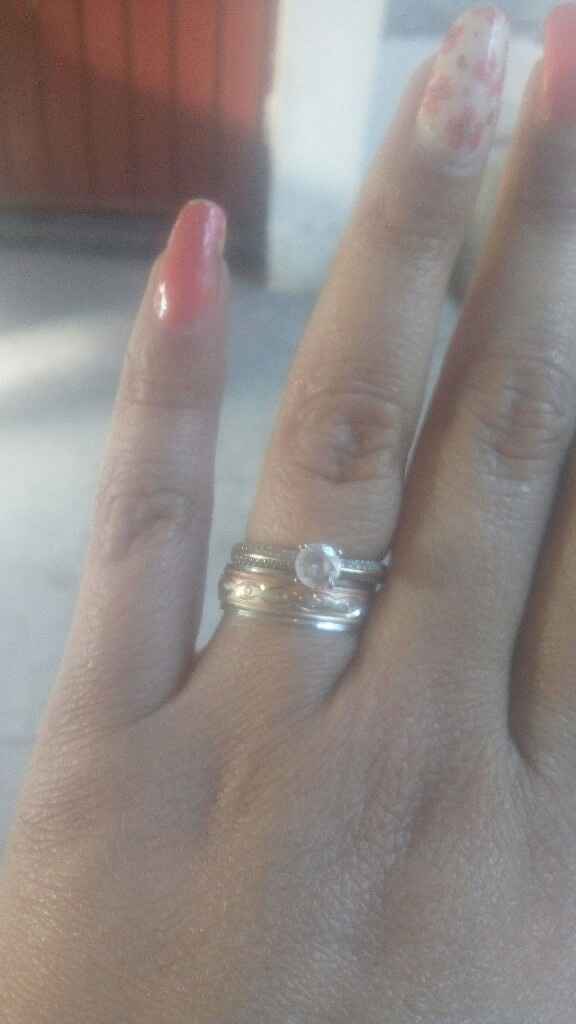 ¿como es su anillo de compromiso? - 1