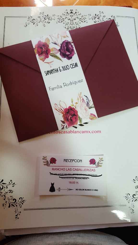 Invitaciones y otros avances!! Me encantaron😘 - 1