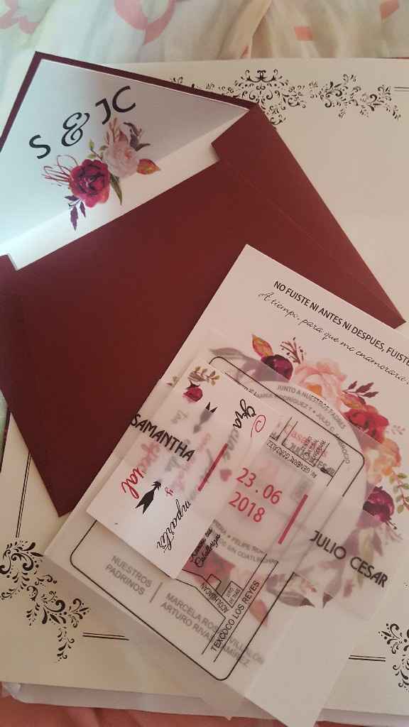 Invitaciones y otros avances!! Me encantaron😘 - 2