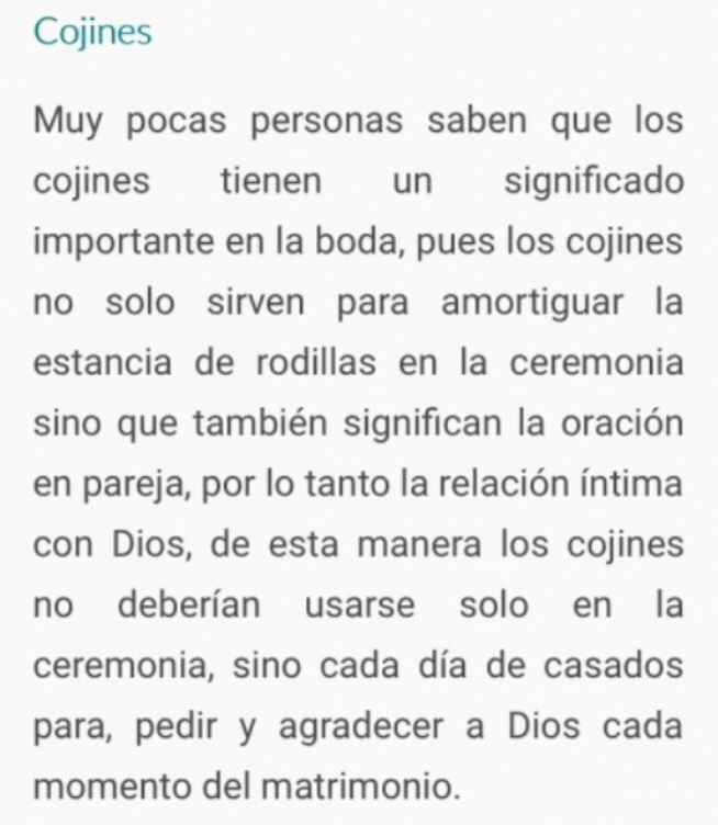 Cojines para reclinatorio - 1