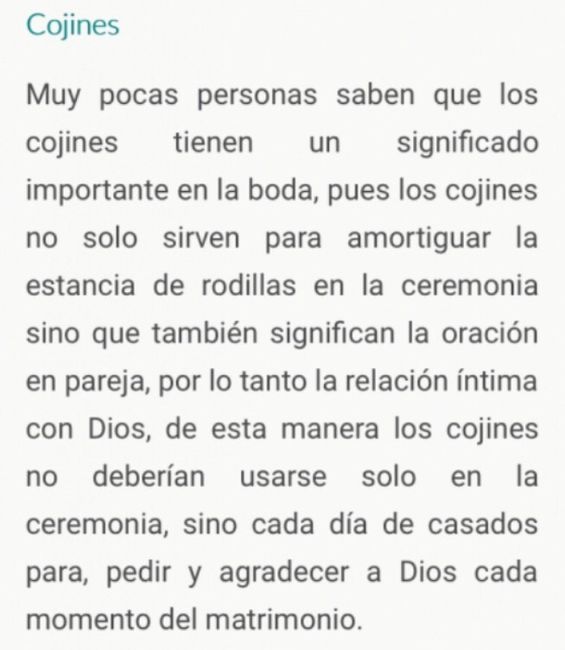 Cojines para reclinatorio - 1