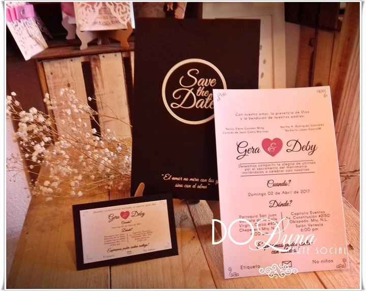 invitaciones deby y gera