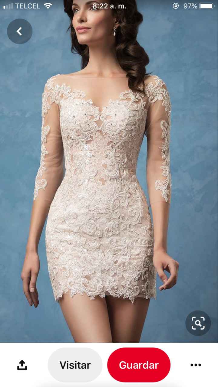 Vestido para boda civil - 1