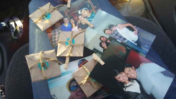 Invitaciones para los padrinos y damas de honor - 1