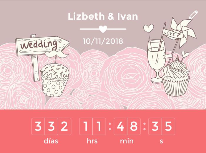 ¿Cuánto tiempo falta para tu boda? - 1