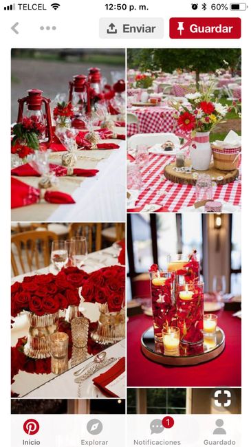 Decoración en tonos rojos - 3