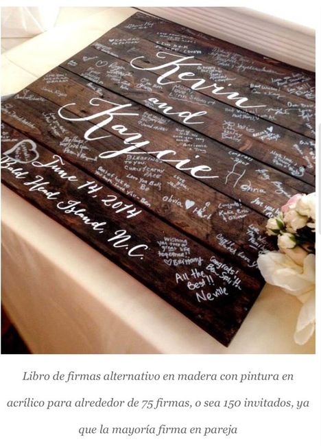 Libro de firmas diferente - 10