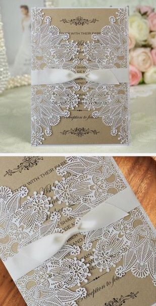 Invitaciones con encaje - 5