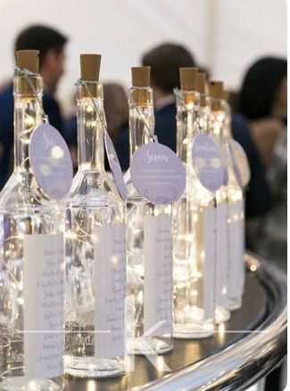 Centros de mesas con botellas - 8