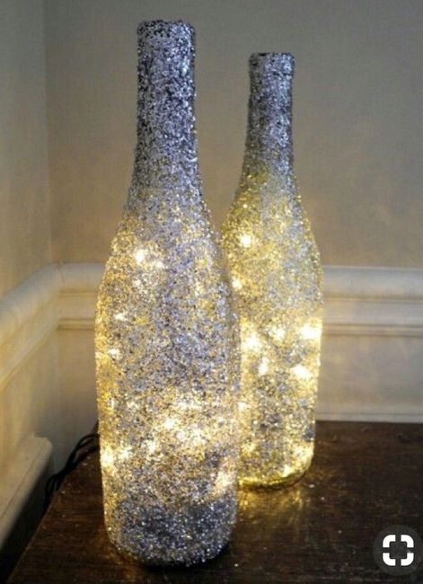 Centros de mesas con botellas - 10