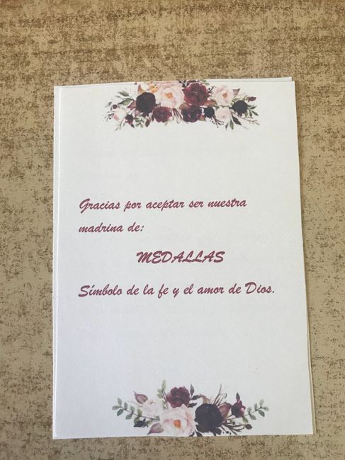 Tarjetas padrinos - 2
