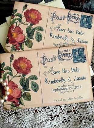 Invitaciones vintage - 3