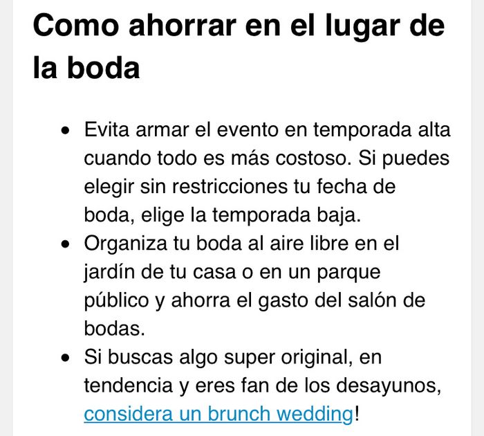 Ideas para ahorrar en tu boda - 2