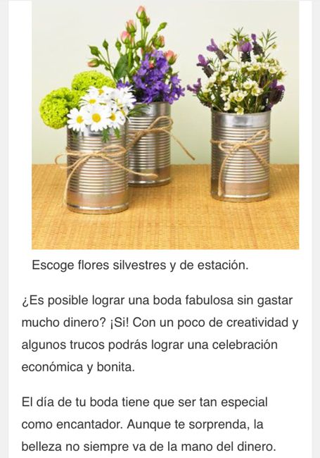 Ideas para ahorrar en tu boda - 7