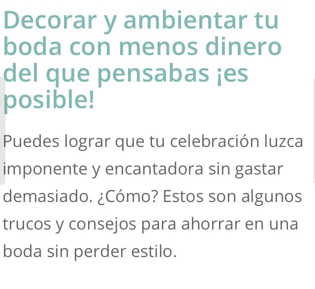 Ideas para ahorrar en tu boda - 10