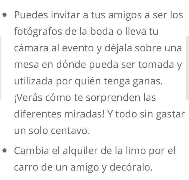 Ideas para ahorrar en tu boda - 17