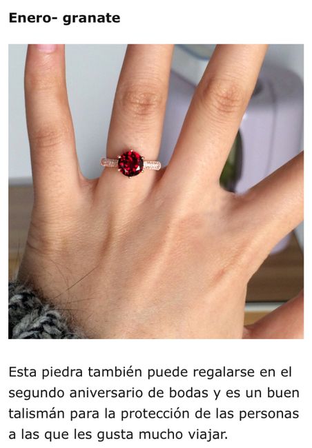 ¿que piedra preciosa debe llevar tu anillo de compromiso según el mes en el que naciste? - 4