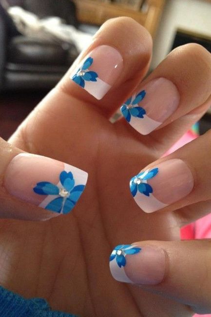 Manicura francesa para el gran día - 6