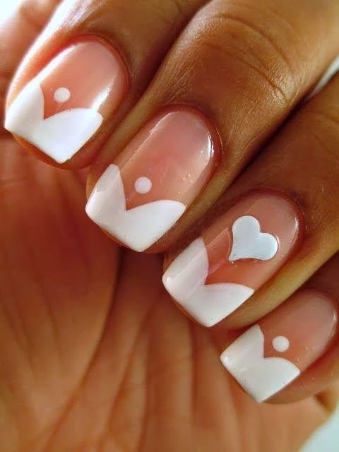 Manicura francesa para el gran día - 11