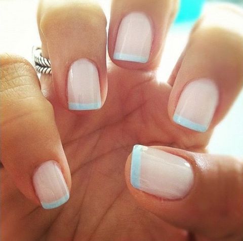 Manicura francesa para el gran día - 26