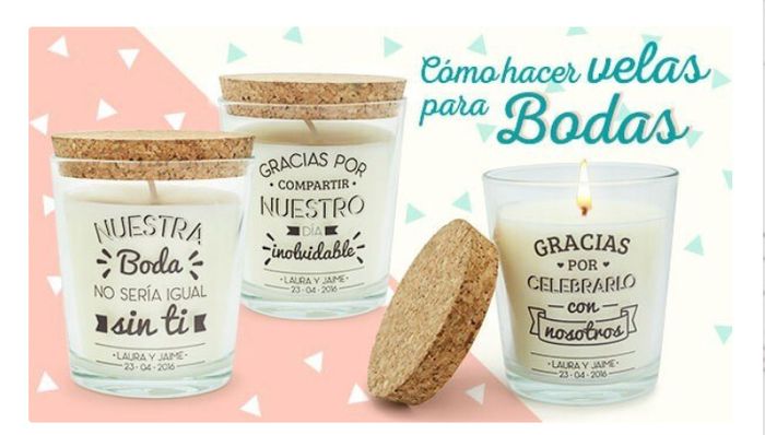 Velas aromáticas diy como recuerdos - 1