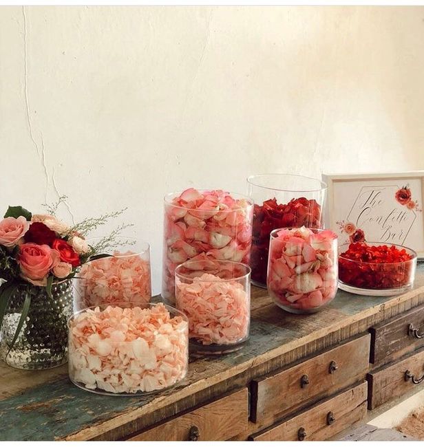 Confeti bar de pétalos de rosa!! - 1