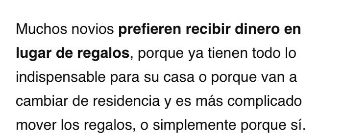 ¿como pedir dinero en la boda? - 3