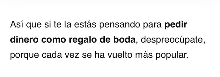 ¿como pedir dinero en la boda? - 4