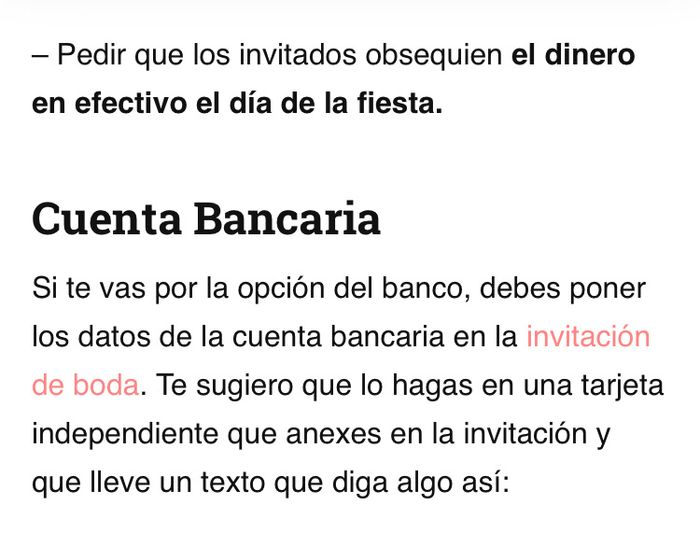 ¿como pedir dinero en la boda? - 7