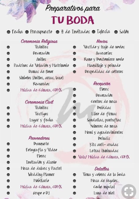 Para organizar una boda... - 1