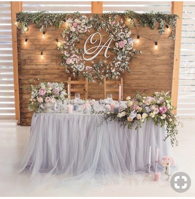 Tul en la mesa nupcial - 4