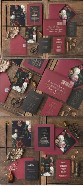 Bodas en color vino 4