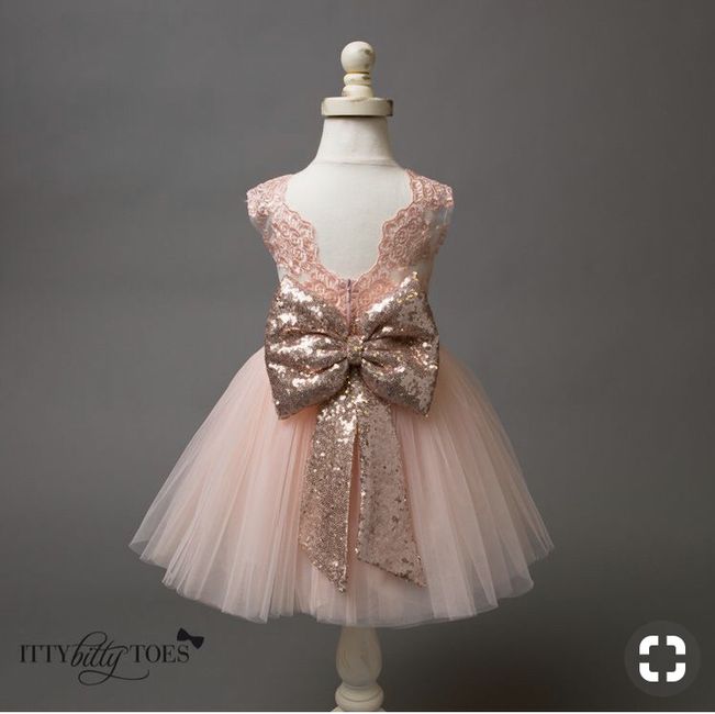 flower girl en rose gold - 2