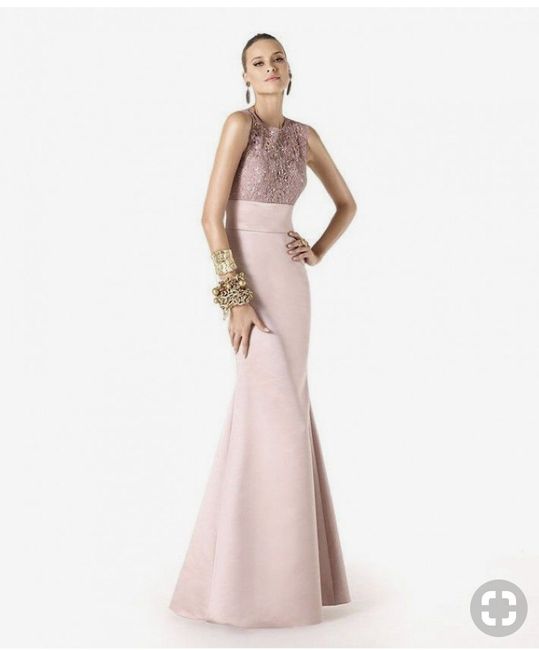 Vestidos rosas para la mamá de la novia - 5