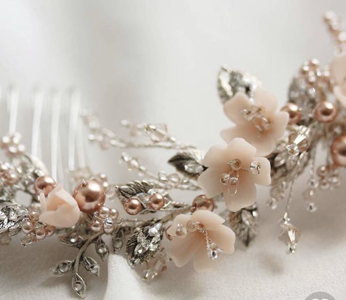 Hermosos tocados en rose gold - 3