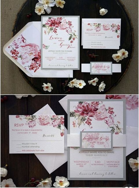 Invitaciones en rosa - 5