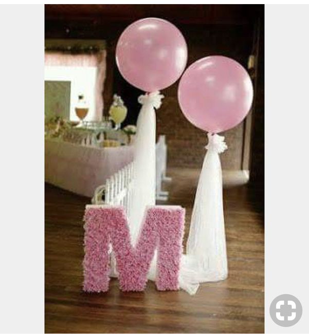 Decoración con globos rosas - 3