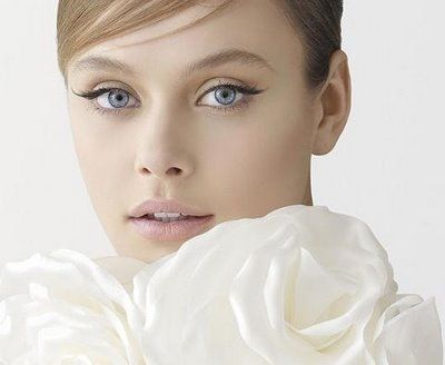 3. El maquillaje de una dama de hielo.