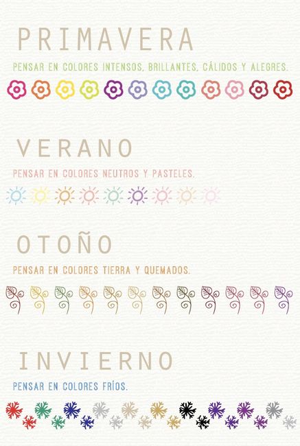 ⭐️¿cómo elegir el color para tu boda? - 1