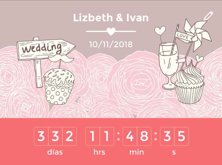 ¿Cuánto tiempo falta para tu boda? - 1