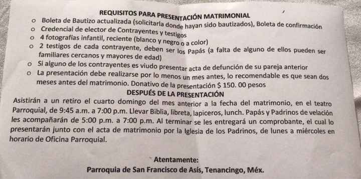  Trámites de boda religiosa - 1