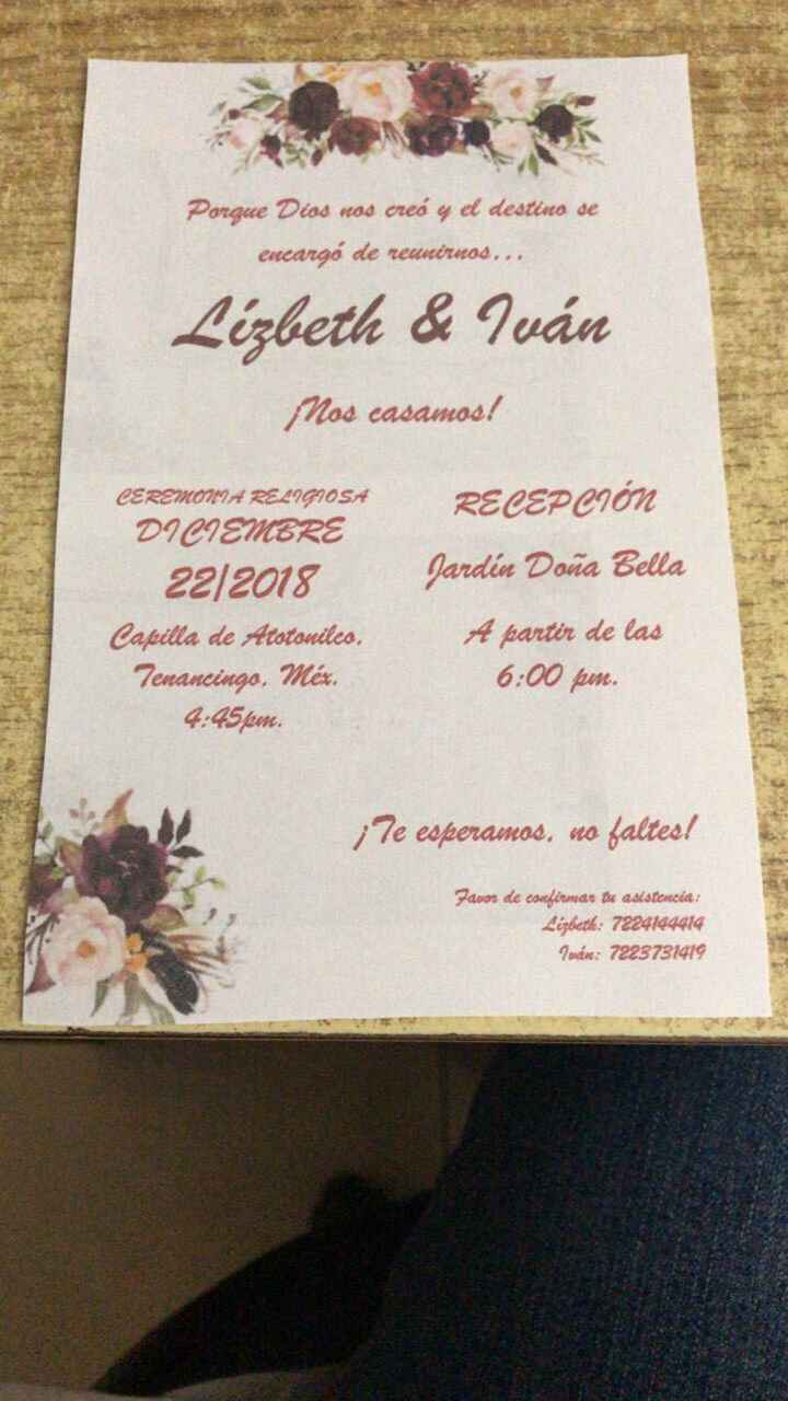  Como son tus invitaciones ??? - 1