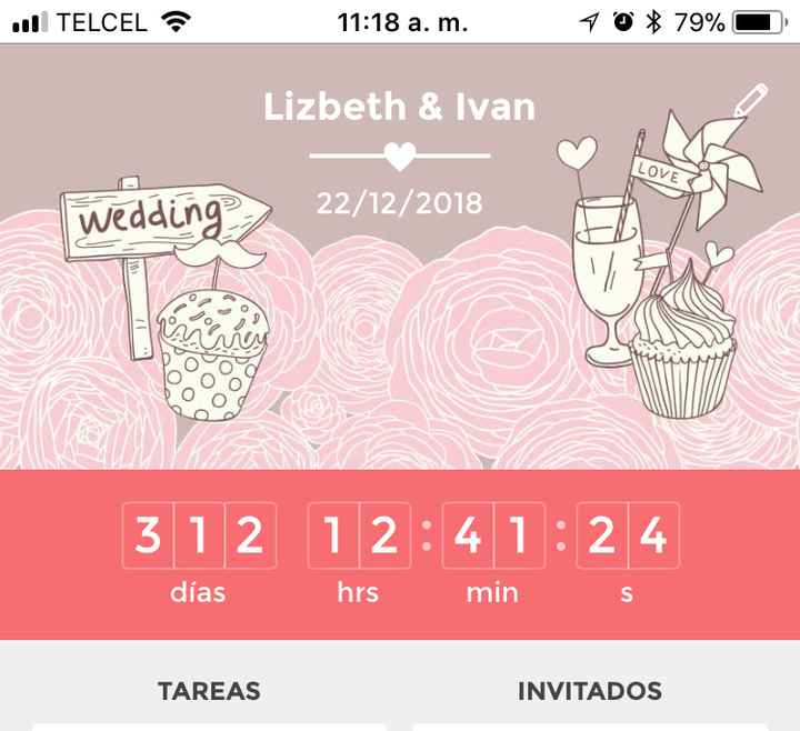 ¡Escribe los días que faltan para tu boda! - 1