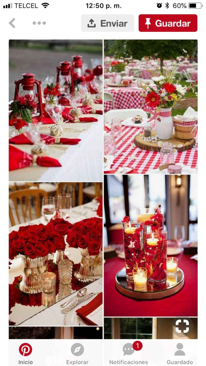 Decoración en tonos rojos - 3