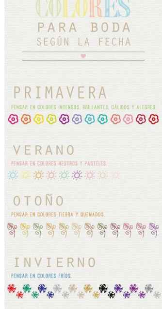 Colores para la boda - 1