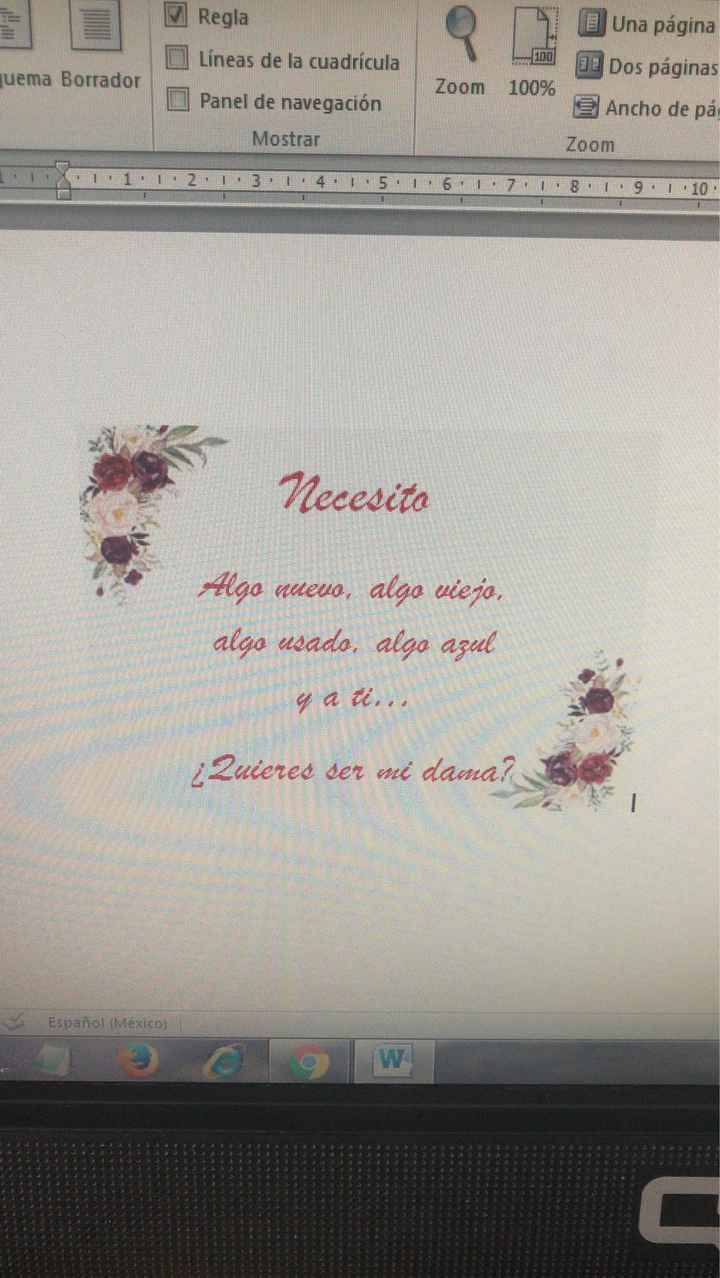 Tarjetas para mis damas - 1